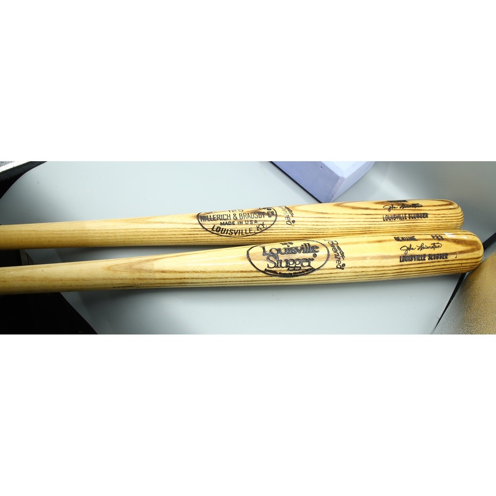 Louisville Slugger 125 Vintage Genuine John Lowenstein Game Bats P89 S2 Set of 2